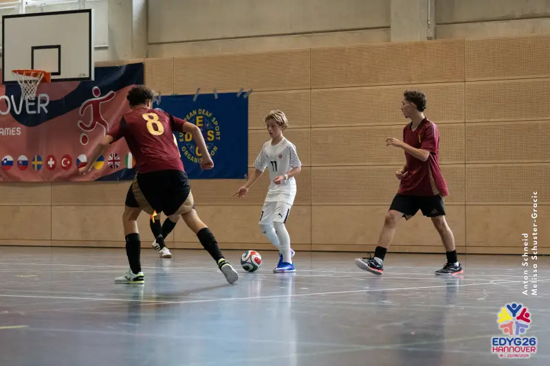 Day 2 — Futsal (BEL – DEN)