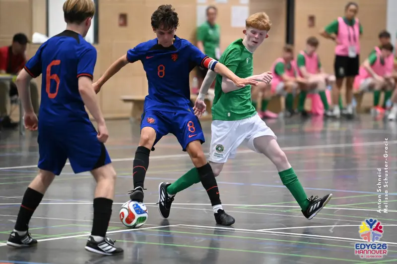 Day 2 — Futsal (NED – IRL)