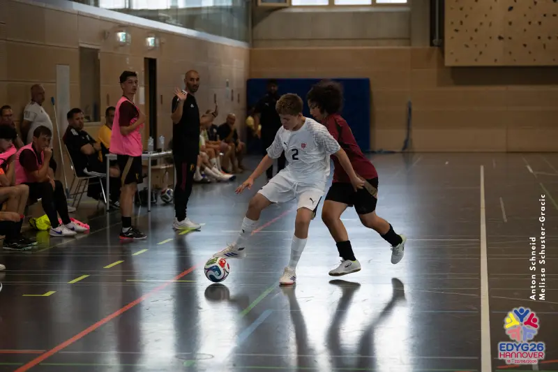 Day 2 — Futsal (BEL – DEN)