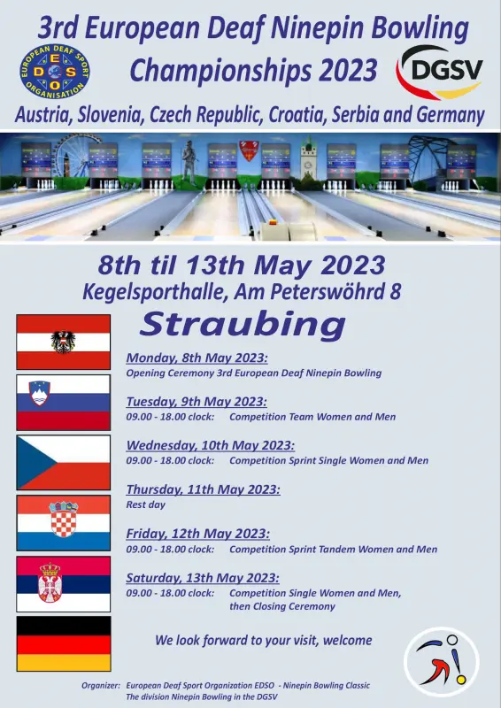 European Deaf Ninepin Bowling Championships 2023