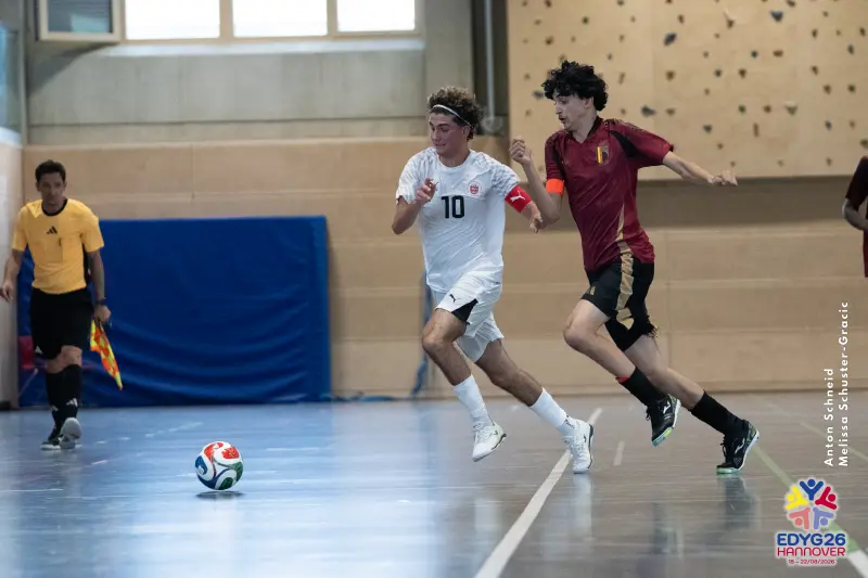 Day 2 — Futsal (BEL – DEN)
