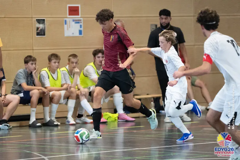 Day 2 — Futsal (BEL – DEN)