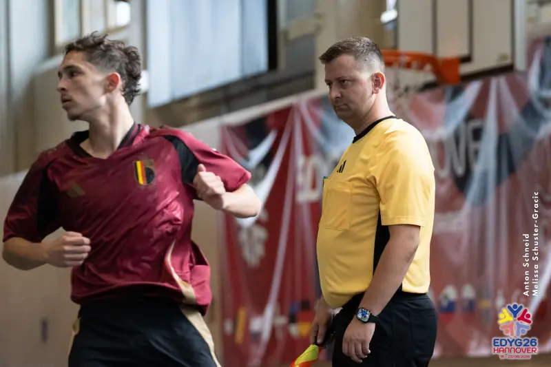 Day 2 — Futsal (BEL – DEN)