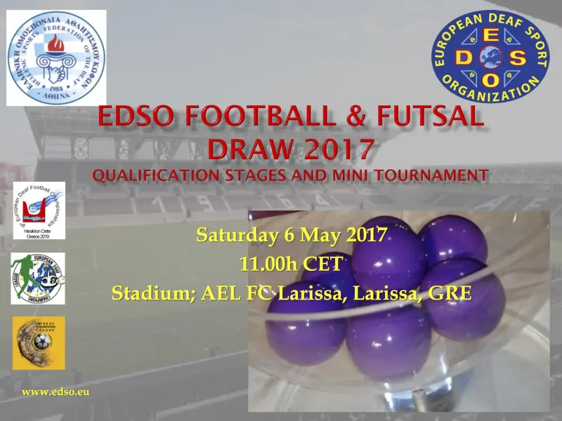 EDSO Football and Futsal Draw 2017