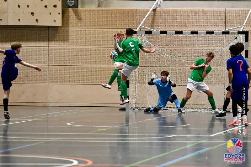 Day 2 — Futsal (NED – IRL)