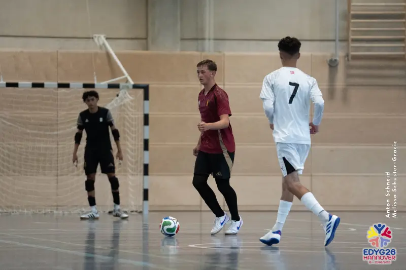 Day 2 — Futsal (BEL – DEN)