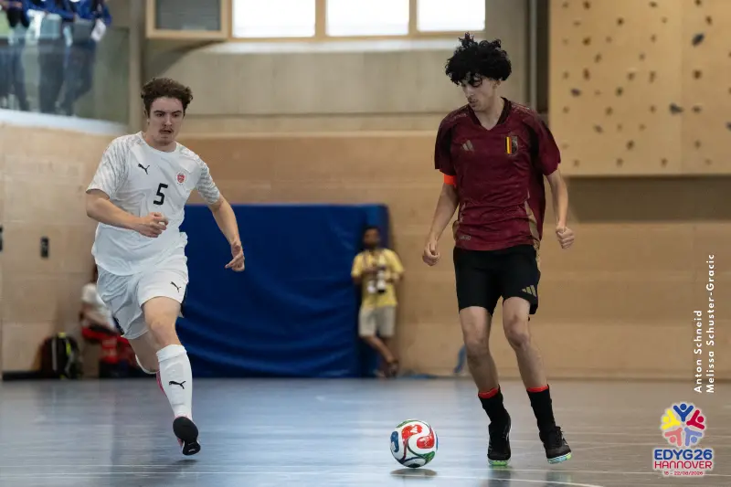 Day 2 — Futsal (BEL – DEN)
