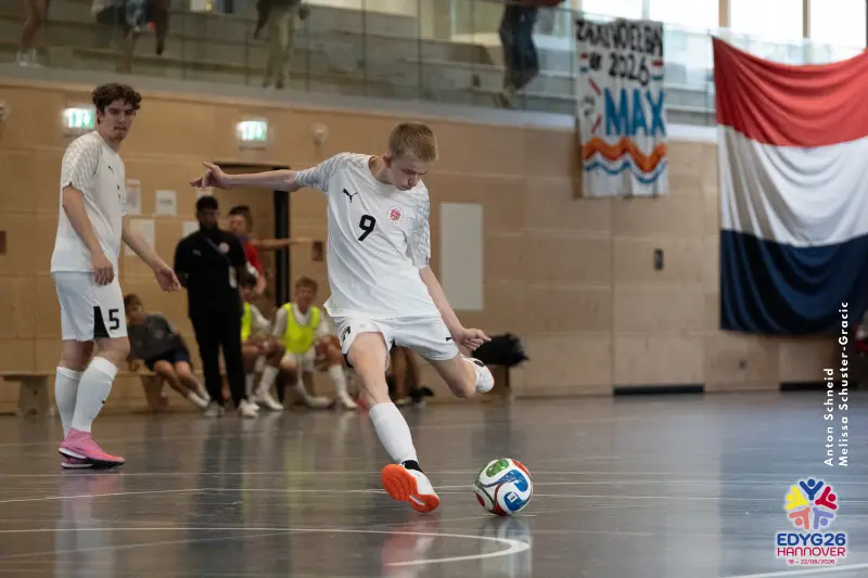 Day 2 — Futsal (BEL – DEN)
