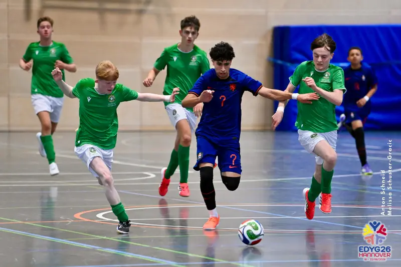 Day 2 — Futsal (NED – IRL)