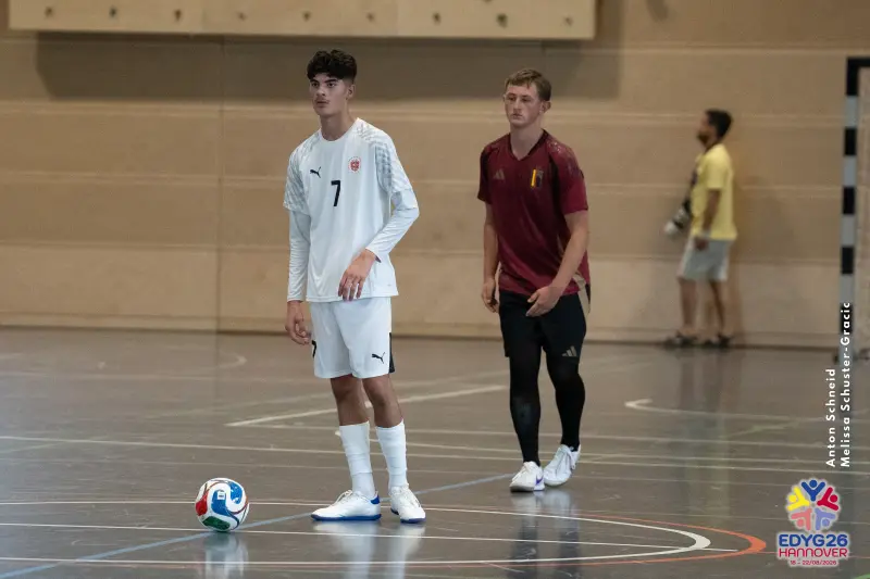 Day 2 — Futsal (BEL – DEN)