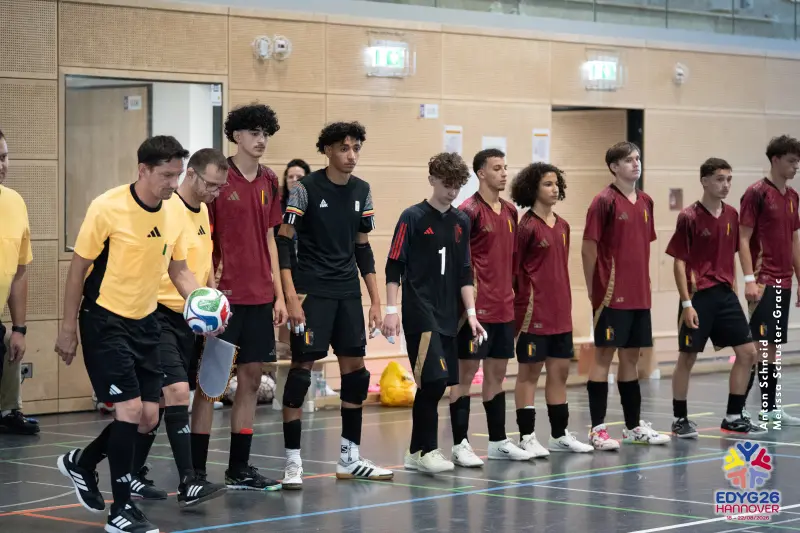 Day 2 — Futsal (BEL – DEN)