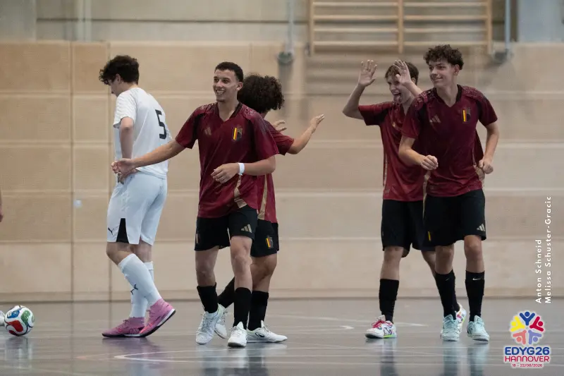 Day 2 — Futsal (BEL – DEN)