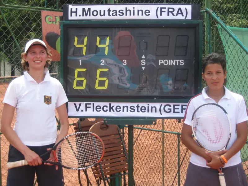 V. Fleckenstein, GER and H. Moustahsine, FRA