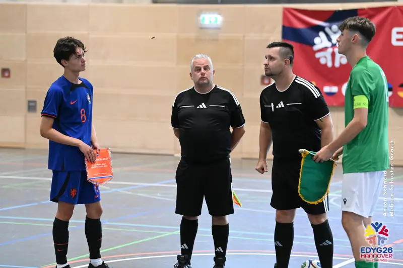 Day 2 — Futsal (NED – IRL)
