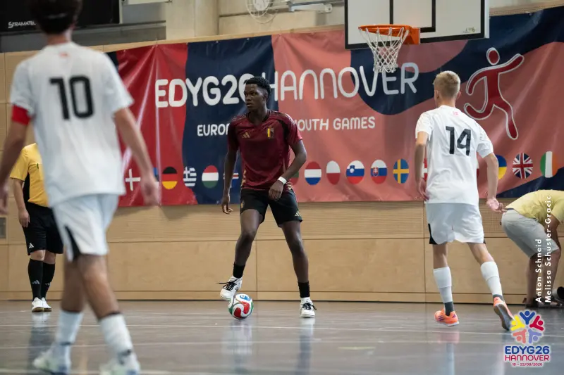 Day 2 — Futsal (BEL – DEN)
