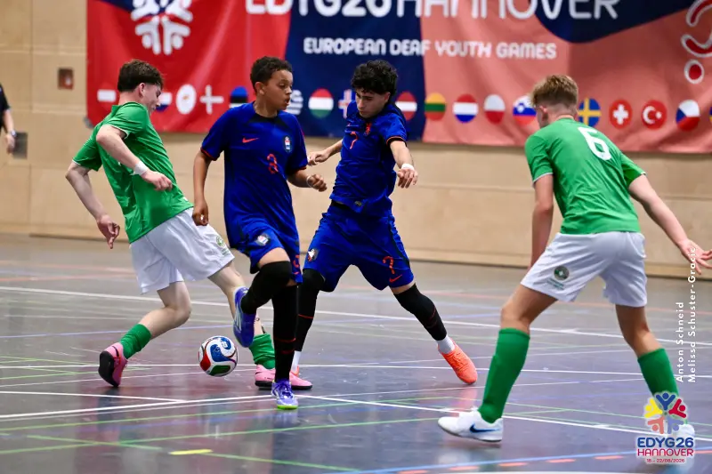 Day 2 — Futsal (NED – IRL)