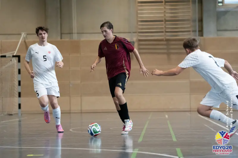 Day 2 — Futsal (BEL – DEN)