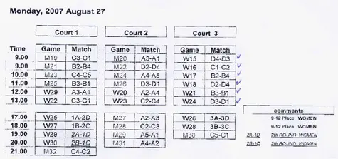Matches
