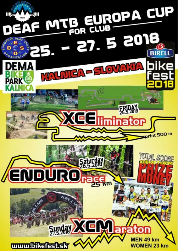 Deaf MTB Europacup 2018