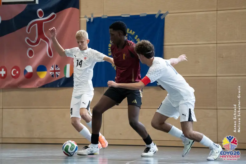 Day 2 — Futsal (BEL – DEN)