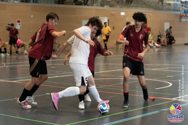 Day 2 — Futsal (BEL – DEN)