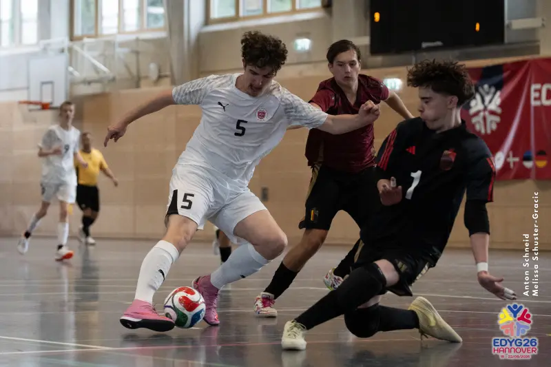 Day 2 — Futsal (BEL – DEN)