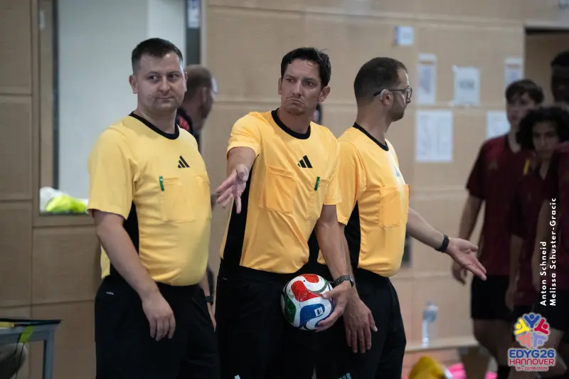 Day 2 — Futsal (BEL – DEN)