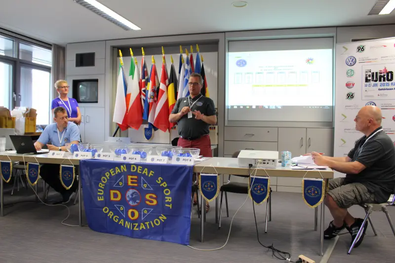 Draw Ceremony - Qualifying Games Football for the Deaflympics 2017