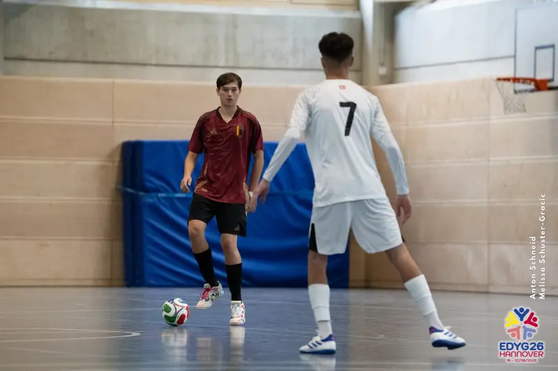 Day 2 — Futsal (BEL – DEN)