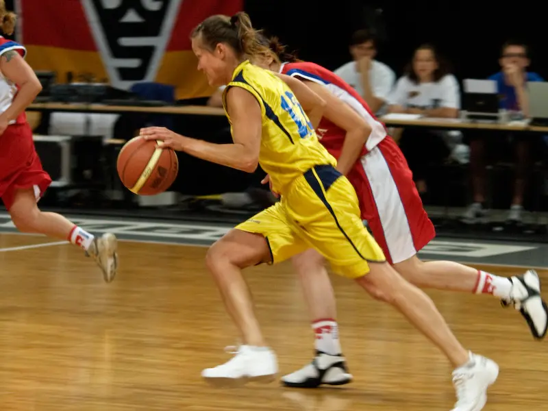 In attack the veteran of basketball Secilia Ferm (SWE)