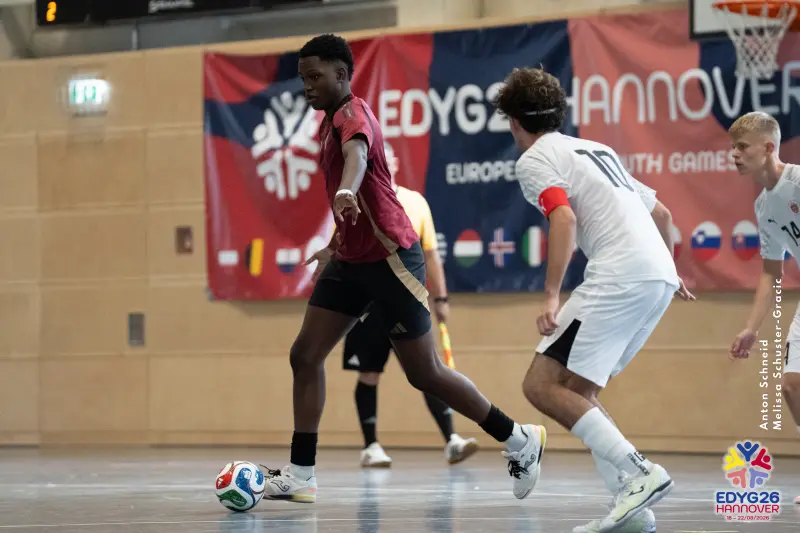 Day 2 — Futsal (BEL – DEN)