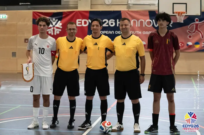 Day 2 — Futsal (BEL – DEN)
