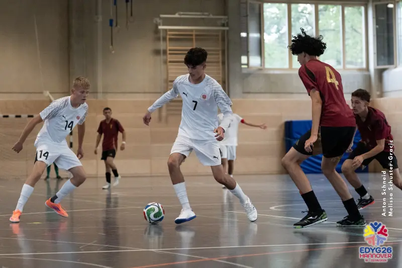 Day 2 — Futsal (BEL – DEN)