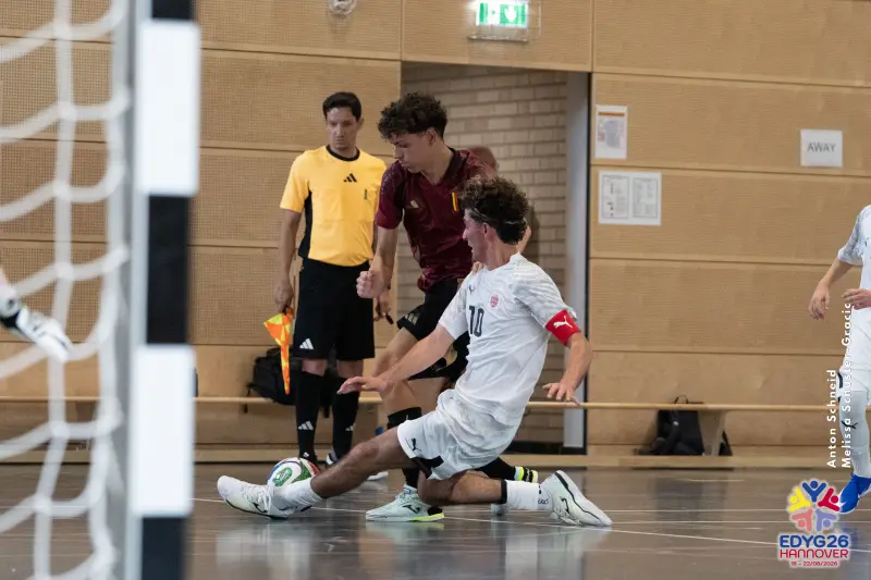 Day 2 — Futsal (BEL – DEN)