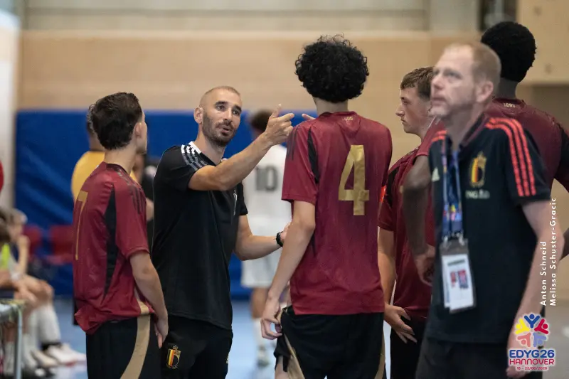Day 2 — Futsal (BEL – DEN)