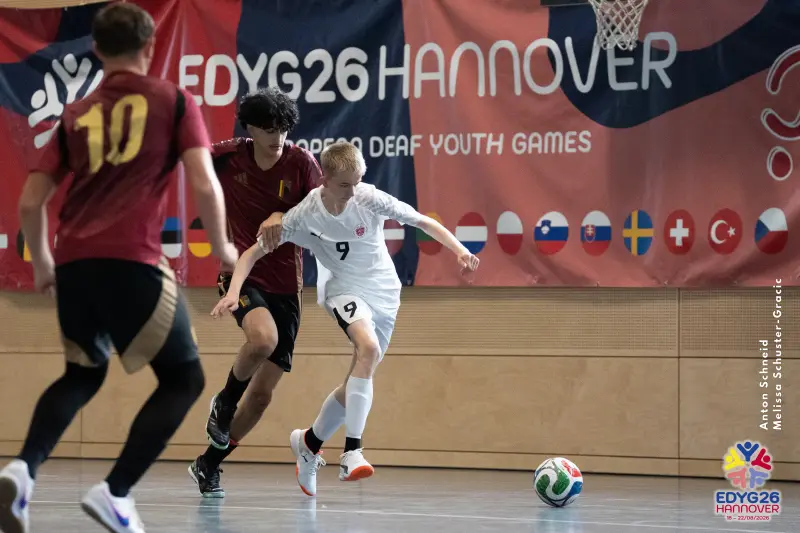 Day 2 — Futsal (BEL – DEN)