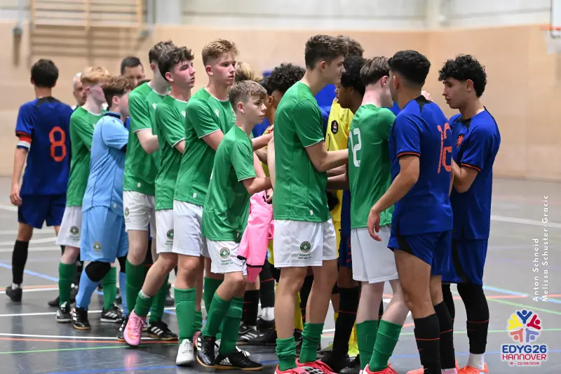 Day 2 — Futsal (NED – IRL)