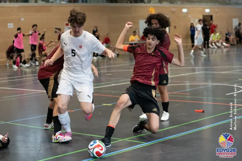 Day 2 — Futsal (BEL – DEN)