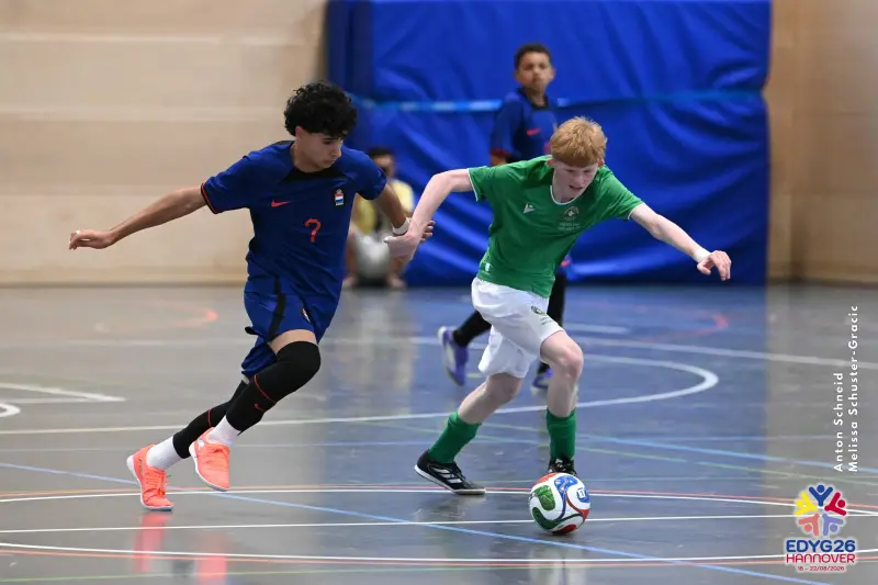Day 2 — Futsal (NED – IRL)