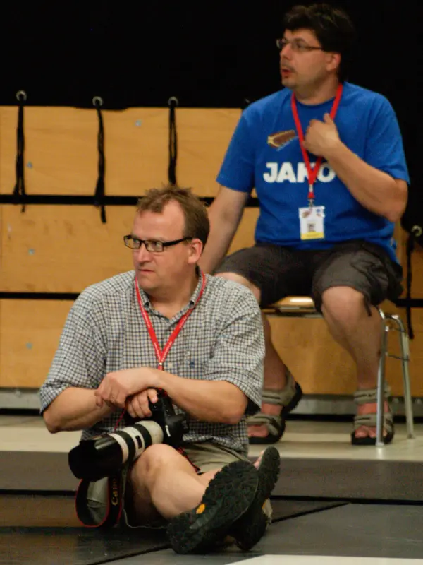 Representative media from Sweden is tired to photograph