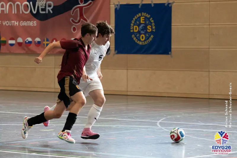 Day 2 — Futsal (BEL – DEN)