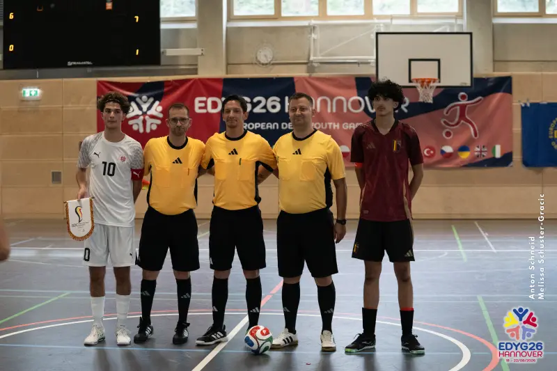 Day 2 — Futsal (BEL – DEN)
