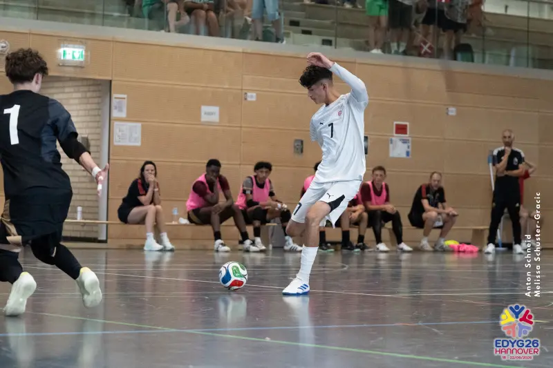 Day 2 — Futsal (BEL – DEN)