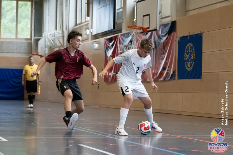 Day 2 — Futsal (BEL – DEN)