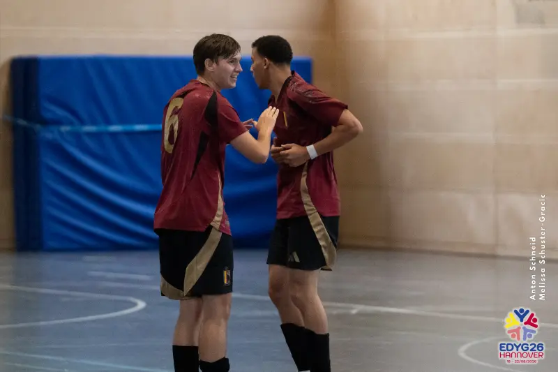 Day 2 — Futsal (BEL – DEN)