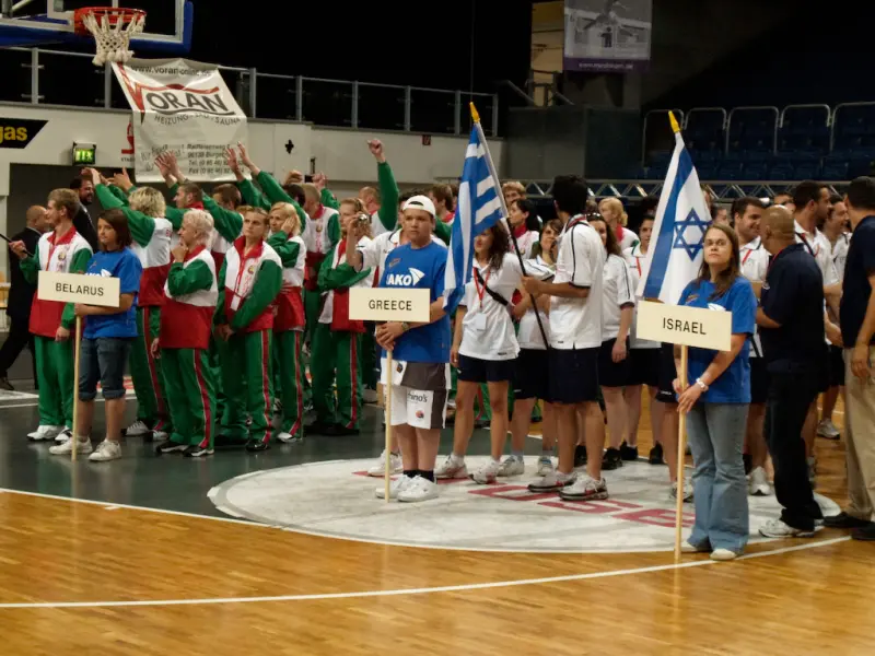 Belarus, Greece and Spain in opening ceremony