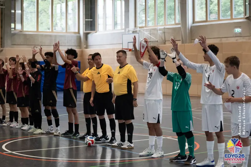 Day 2 — Futsal (BEL – DEN)