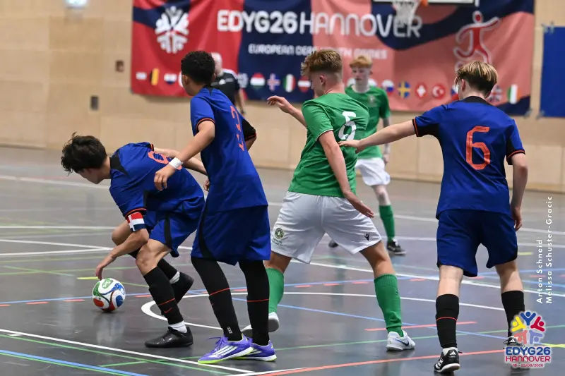 Day 2 — Futsal (NED – IRL)