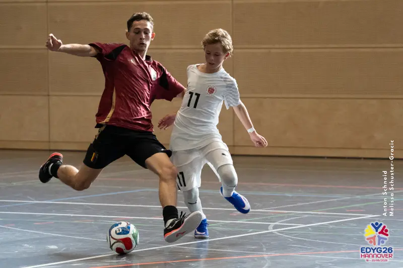 Day 2 — Futsal (BEL – DEN)