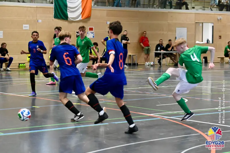 Day 2 — Futsal (NED – IRL)